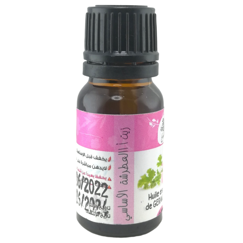 Huile Essentielle de Géranium 100% pure et naturelle 10ml – Image 4